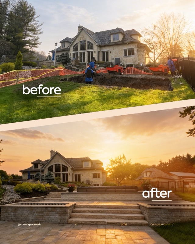 Conscape Canada — After & before