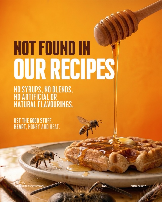 Halifax Honey — Not in our honey